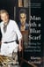 Man with a blue scarf on sitting for a portrait by lucian freud (b-format)