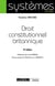 Droit constitutionnel britannique (3e édition)
