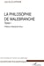 La philosophie de Malebranche Tome 1