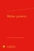 Balzac penseur