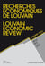 Revue recherches économiques de Louvain n.78/2