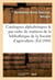 Catalogues alphabetiques et par ordre de matieres de la bibliotheque de la societe d'agriculture