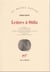 Lettres à Ottla et à la famille