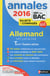 Annales abc du bac - sujets & corrigés - 2016 - allemand - term toutes séries
