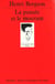 La pensée et le mouvant