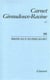 Carnet Giraudoux-Racine Tome 5