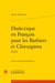Dialectique en François pour les Barbiers et Chirurgiens (1553)