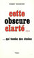 Cette Obscure Clarte