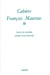 Cahiers François Mauriac Tome 10