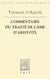 Commentaire du Traité de l'Âme d'Aristote