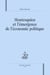 Montesquieu et l'émergence de l'économie politique