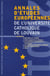 Annales d'études européennes de l'UCL t.5