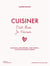 Cuisiner, c'est dire je t'aime