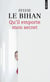 Qu'il emporte mon secret