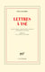 Lettres à Ysé