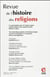 Revue de l'histoire des religions (2/2016) La représentation juive de l'empire romain comme pendant