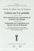 Lettres sur l'or potable