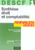 Synthese droit et comptabilite - descf 1 - annales 2006