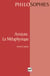 Aristote - la métaphysique