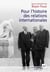 Pour l'histoire des relations internationales