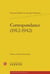 Correspondance 1912-1942