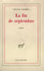 La fin de septembre