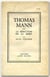 Thomas mann ou la séduction de la mort