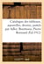 Catalogue des tableaux modernes, aquarelles, dessins, pastels, gravures par Adler, Boertsoen : Pierre Bonnard, pastels et gravures par Louis Legrand, sculptures par Bourdelle et Rodin