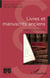 Livres et manuscrits anciens - approche juridique