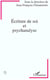 Ecriture de soi et psychanalyse