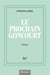 Le prochain goncourt