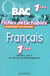 Objectif bac - fiches detachables 1e l, es, s et series technologiques