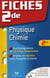 PREPABAC EXAMENS Tome 23 : fiches bac - physique/chimie - 2nde