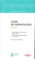 CODE DE DEONTOLOGIE DE L'ORDRE DES AVOCATS DE PARIS 2019