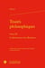 Traités philosophiques Tome 3 : La Bienfaisance (Les Bienfaits)