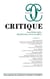 Revue Critique n.924 : Jean-Fabien Spitz : Républicains, encore un effort...