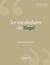Le vocabulaire de Hegel