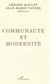 Communauté et modernité