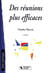 Reunions plus efficaces 3eme edition
