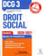 Dcg 3 - droit social - dcg 3 droit social - manuel - 2020-2021 - reforme expertise comptable (édition 2020/2021)