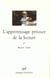 L'apprentissage précoce de la lecture