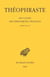 Les causes de phénomènes végétaux - livres III et IV