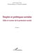 Emploi et politiques sociales Tome 1 - défis et avenirs de la protection sociale