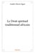 Le Droit spirituel traditionnel africain