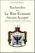Recherches sur le Rite Ecossais Ancien Accepté