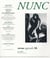 Nunc n°36 Dossier Jean-Pierre Lemaire