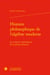 Histoire philosophique de l'algèbre moderne : Les origines romantiques de la pensée abstraite