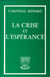 La crise et l'espérance