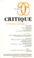 Revue Critique n.785 : et l'homme créa la page...
