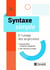 Syntaxe simple - A l'usage des anglicistes